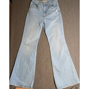 Levis 70s High Flare Jeans Destressed Size 26X32